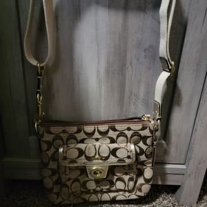 Over the shoulder Coach purse